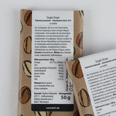 Vollmilchschokolade mit Kaffee