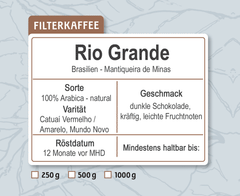 Filterkaffee RIO GRANDE